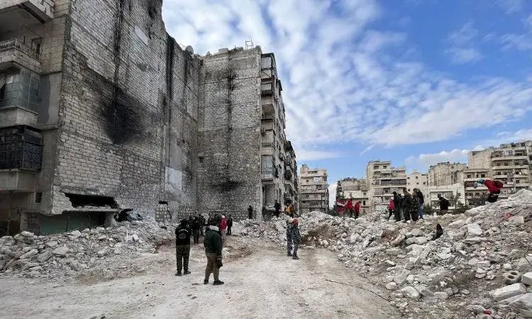 Guerra na Síria: desafios dos terremotos